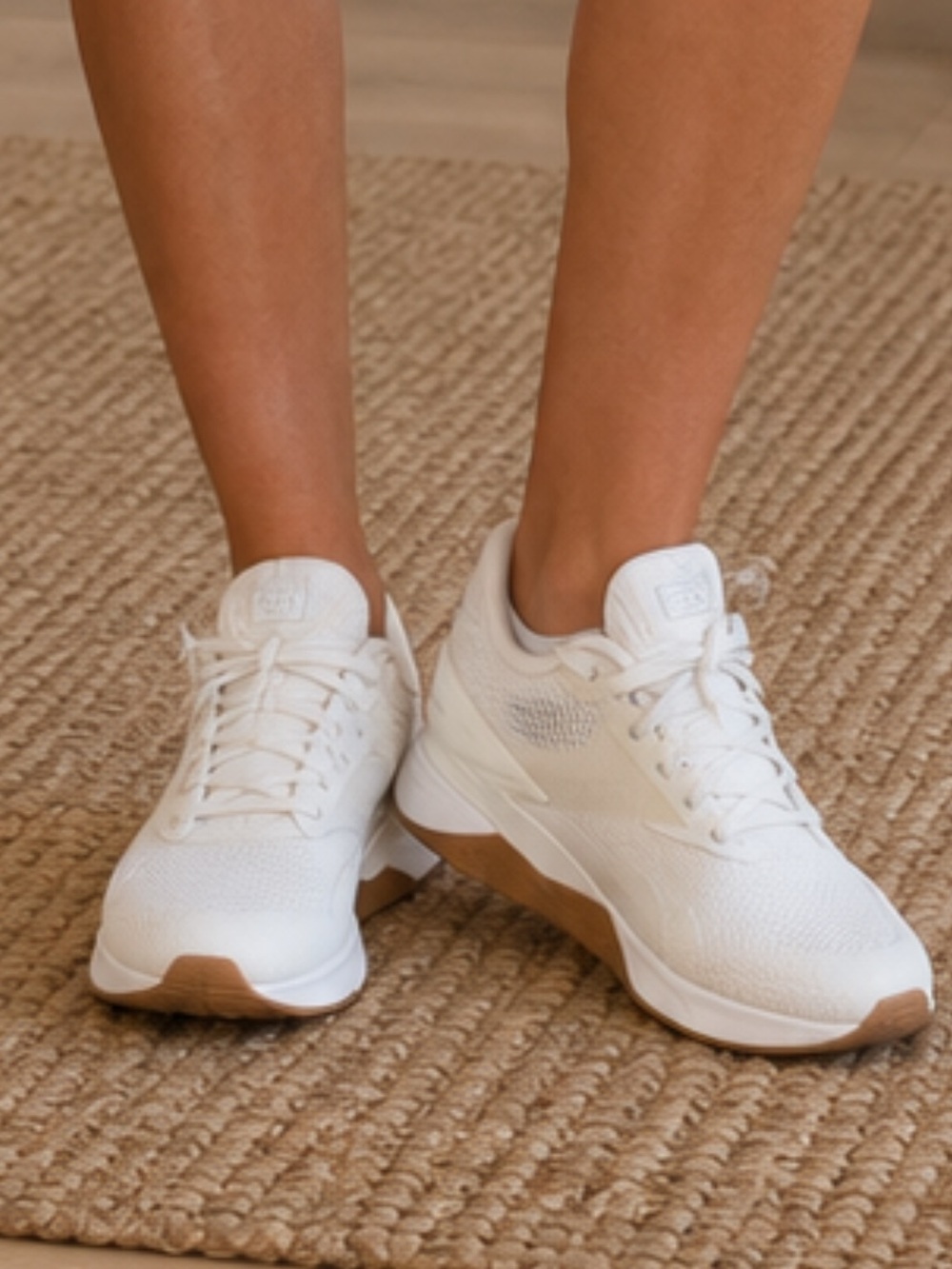 Reebok White Running Sneakers - X3
